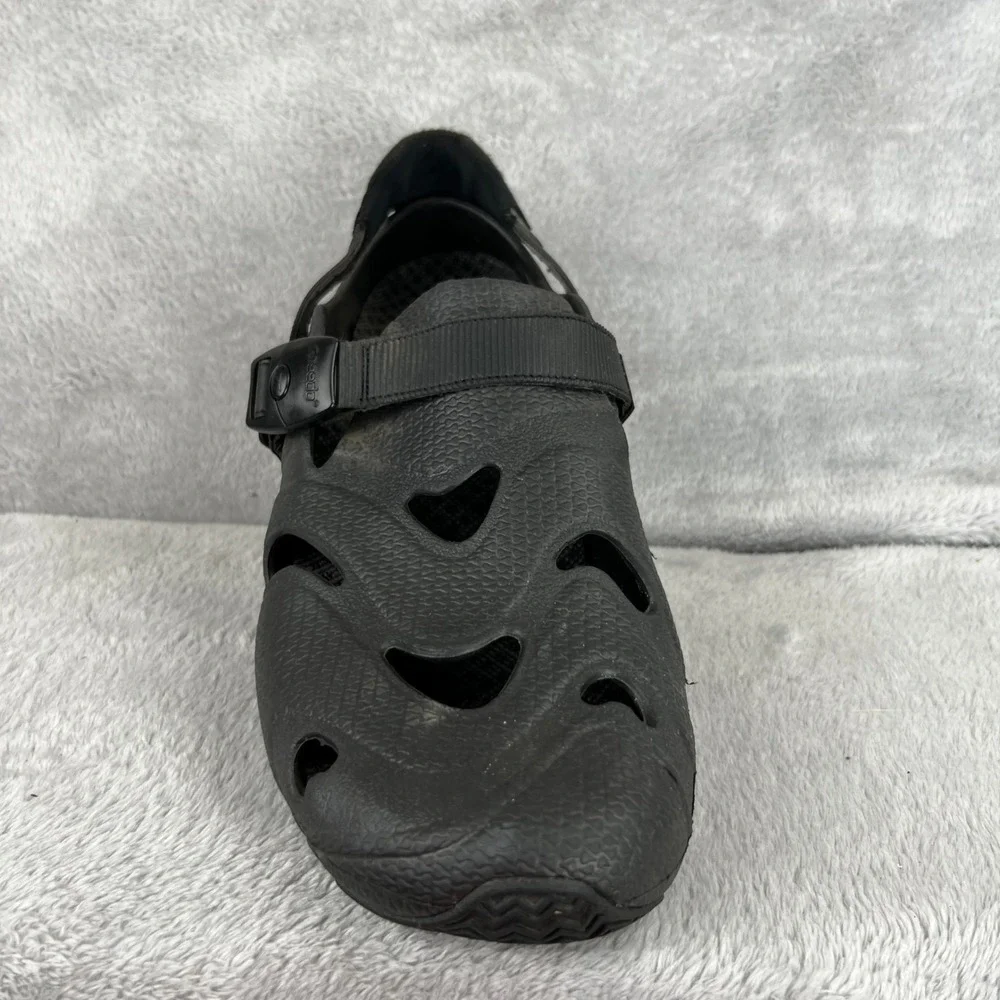 Speedo Hydro Tread Water Shoes Black Men Outdoor Beach River Aquatic Sandals